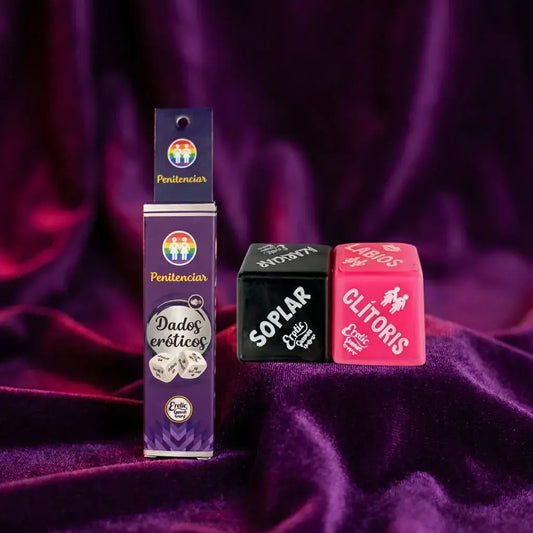 Dados eróticos de penitencias para mujeres, juego íntimo para parejas que buscan diversión y complicidad en sus encuentros.