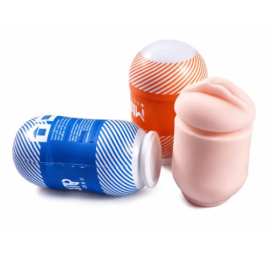 Masturbador masculino tipo huevo con interior texturizado y material elástico adaptable. Compacto, discreto y reutilizable.