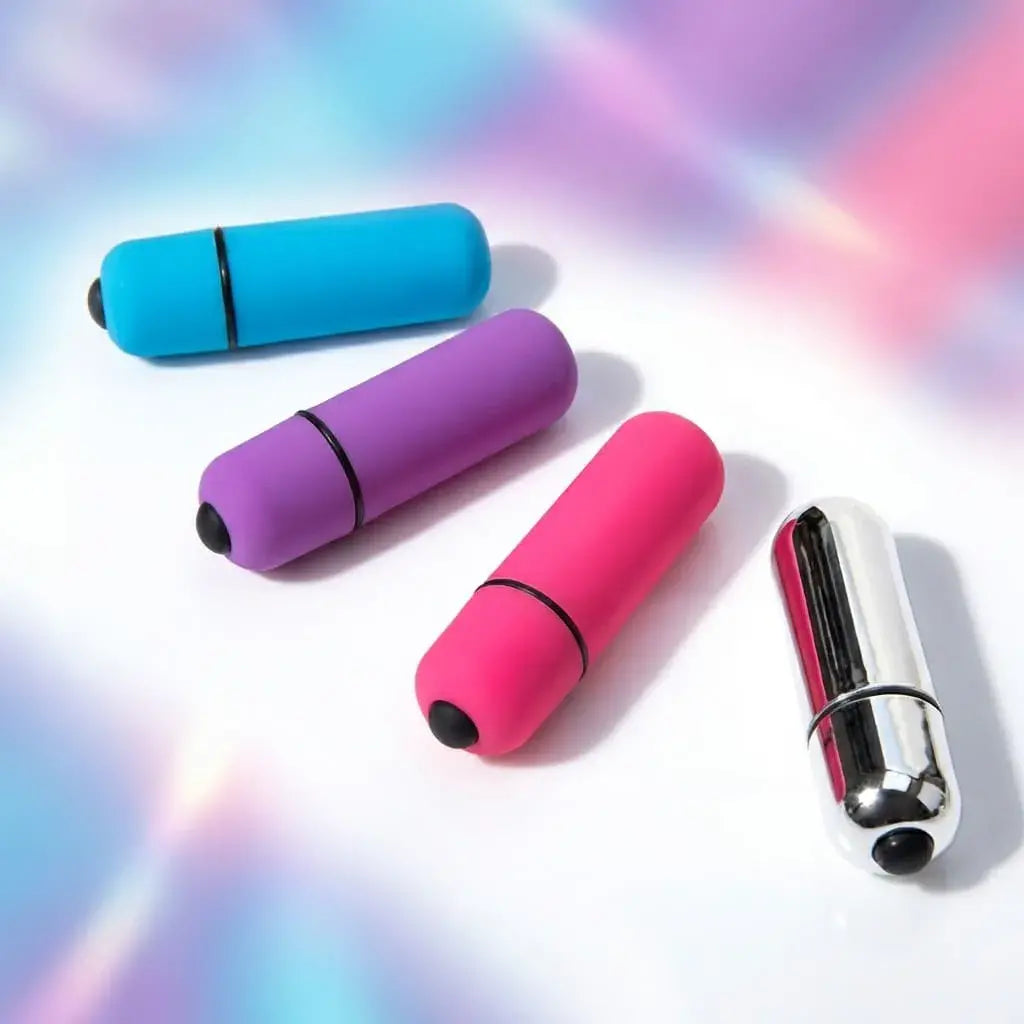 Mini bala vibradora portátil y discreta, ideal para estimulación personal. Diseño compacto, fácil de transportar y usar.