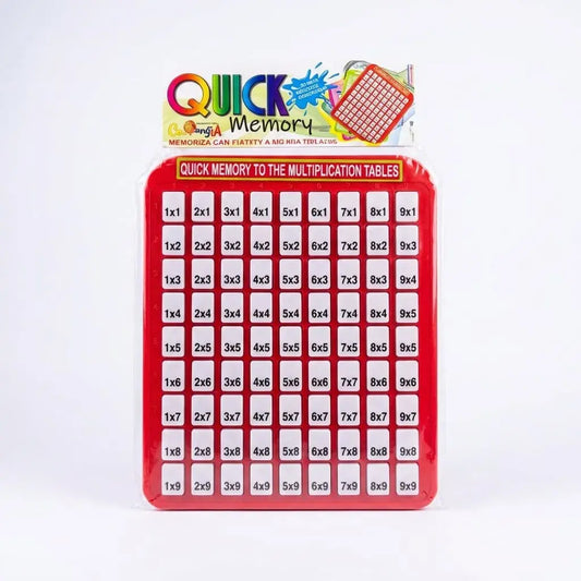 Tabla de multiplicar didáctica interactiva para niños. Juego educativo ideal para reforzar cálculo mental en casa o colegio.